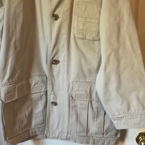 Haggar Generations Men’s 100% Cotton Barn Coat Outdoor Khaki Jacket Size X-Large - Picture 7 of 16